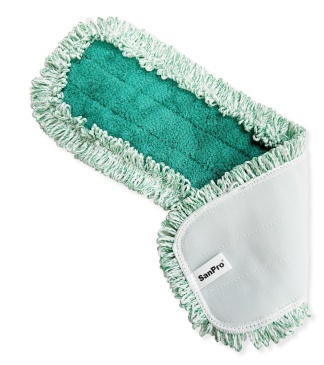 Green Dry Microfiber Pad with Fringes 5